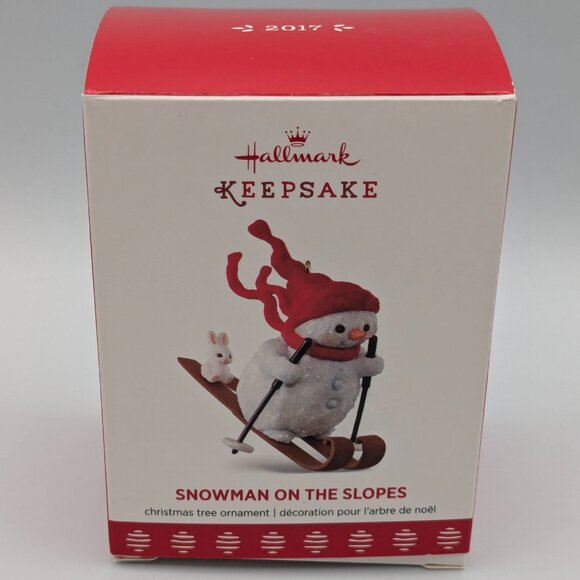 Hallmark Keepsake Snowman on the Slopes 2017 Christmas Tree Ornament - Picture 8 of 11